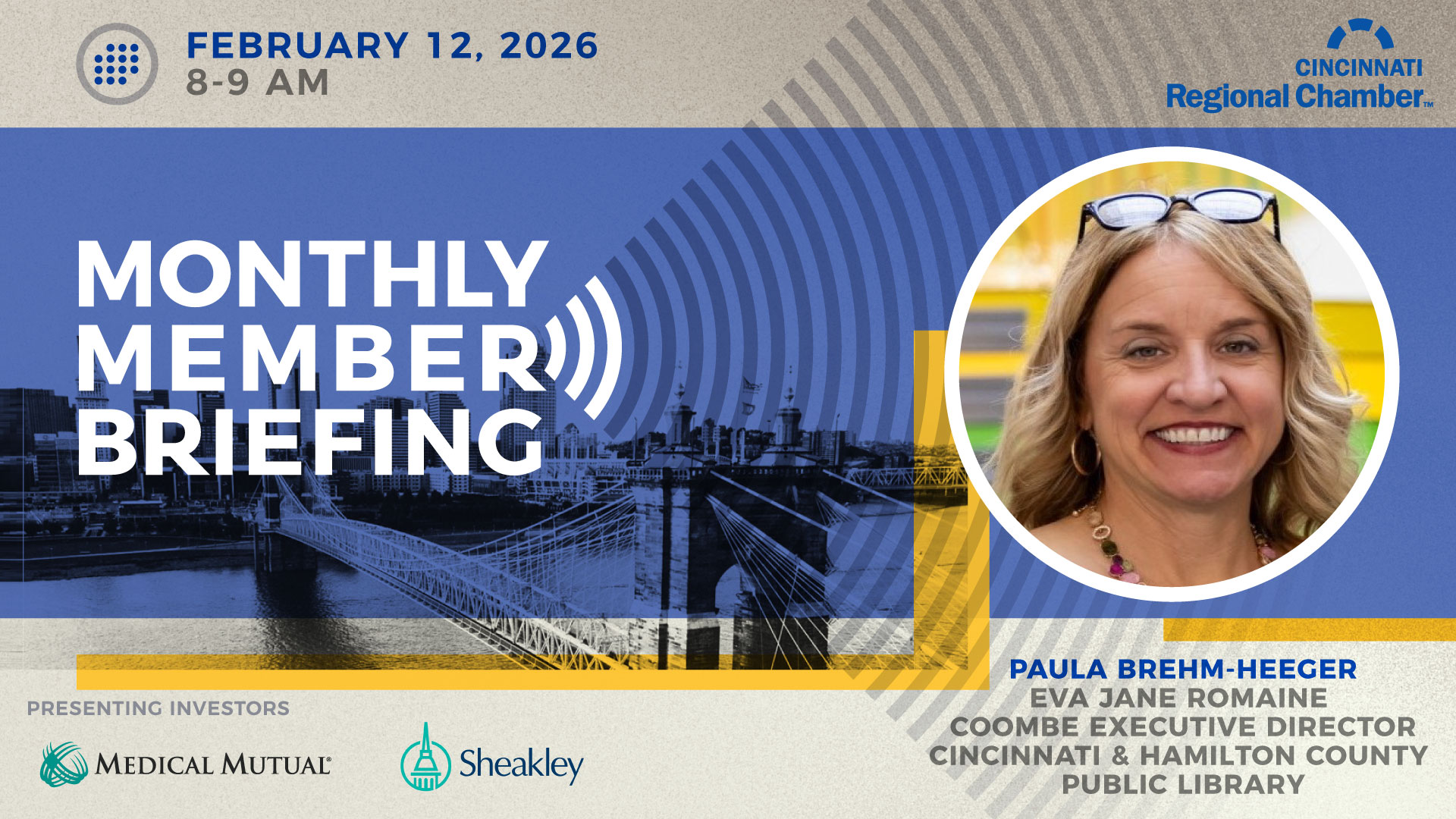 February Cincinnati Chamber Monthly Member Briefing Graphic